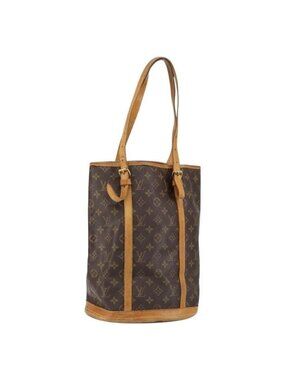 Authentic LOUIS VUITTON Monogram Bucket GM Shoulder Bag M42236 LV